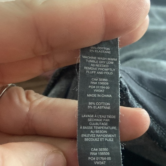 Vuori Laguna French Terry Jogger Sweatpants XS Gray Monochrome - Picture 5 of 6